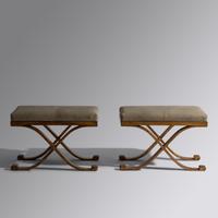 Pair of Art Deco benches, c. 1930