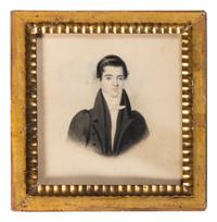 Two Miniature Watercolors of Gentlemen