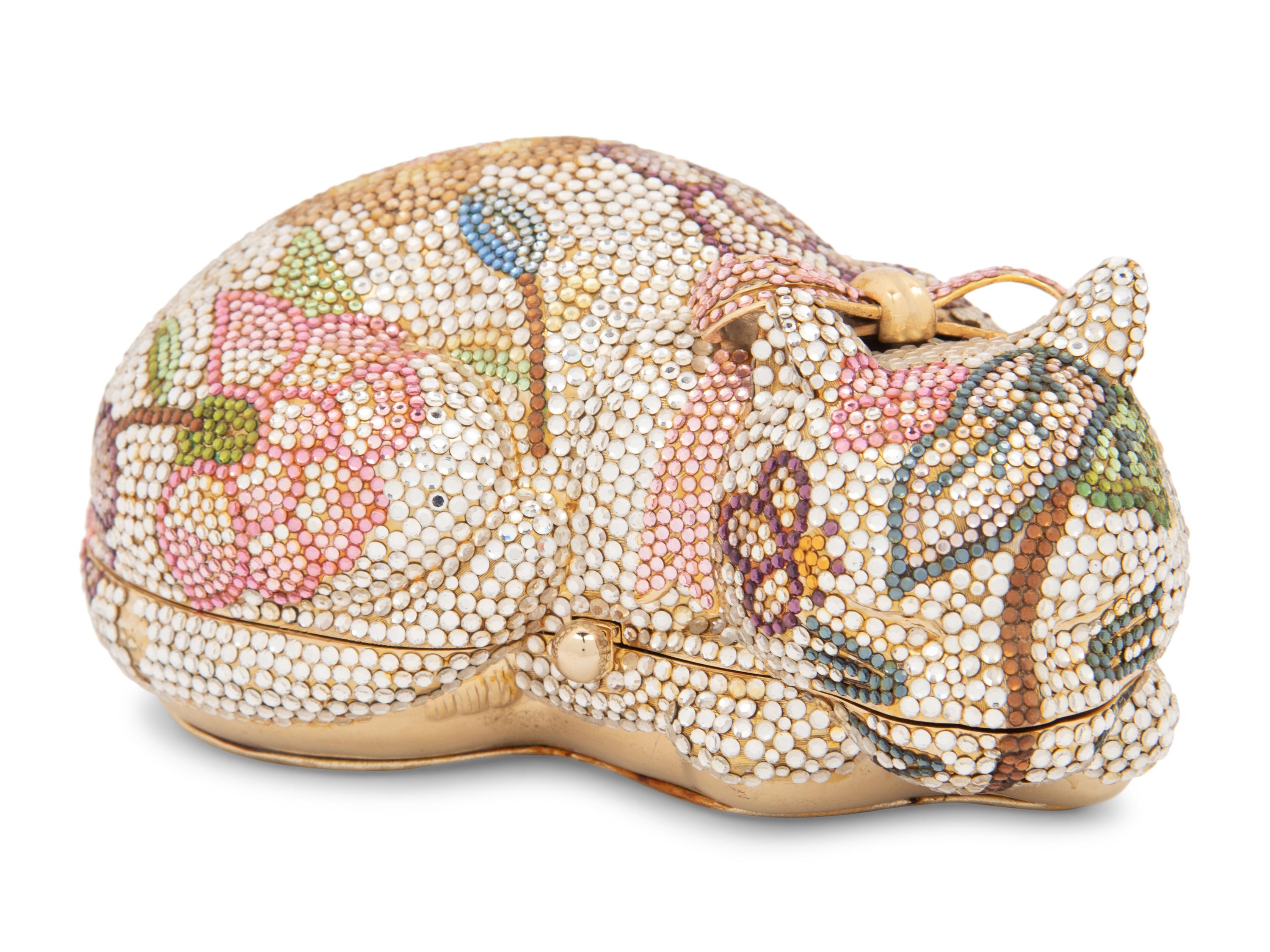 Judith Leiber Cat Minaudière, 1984