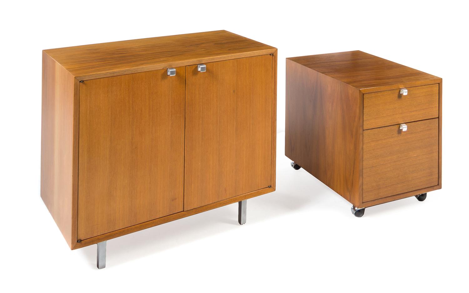 George Nelson & Associates, HERMAN MILLER, c.1950, a chest of drawers and file cabinet