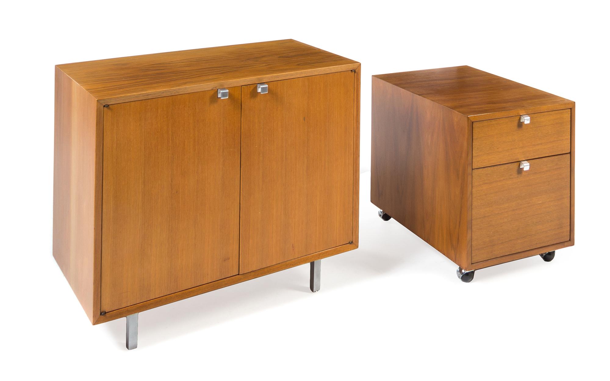 George Nelson & Associates, HERMAN MILLER, c.1950, a chest of drawers and file cabinet
