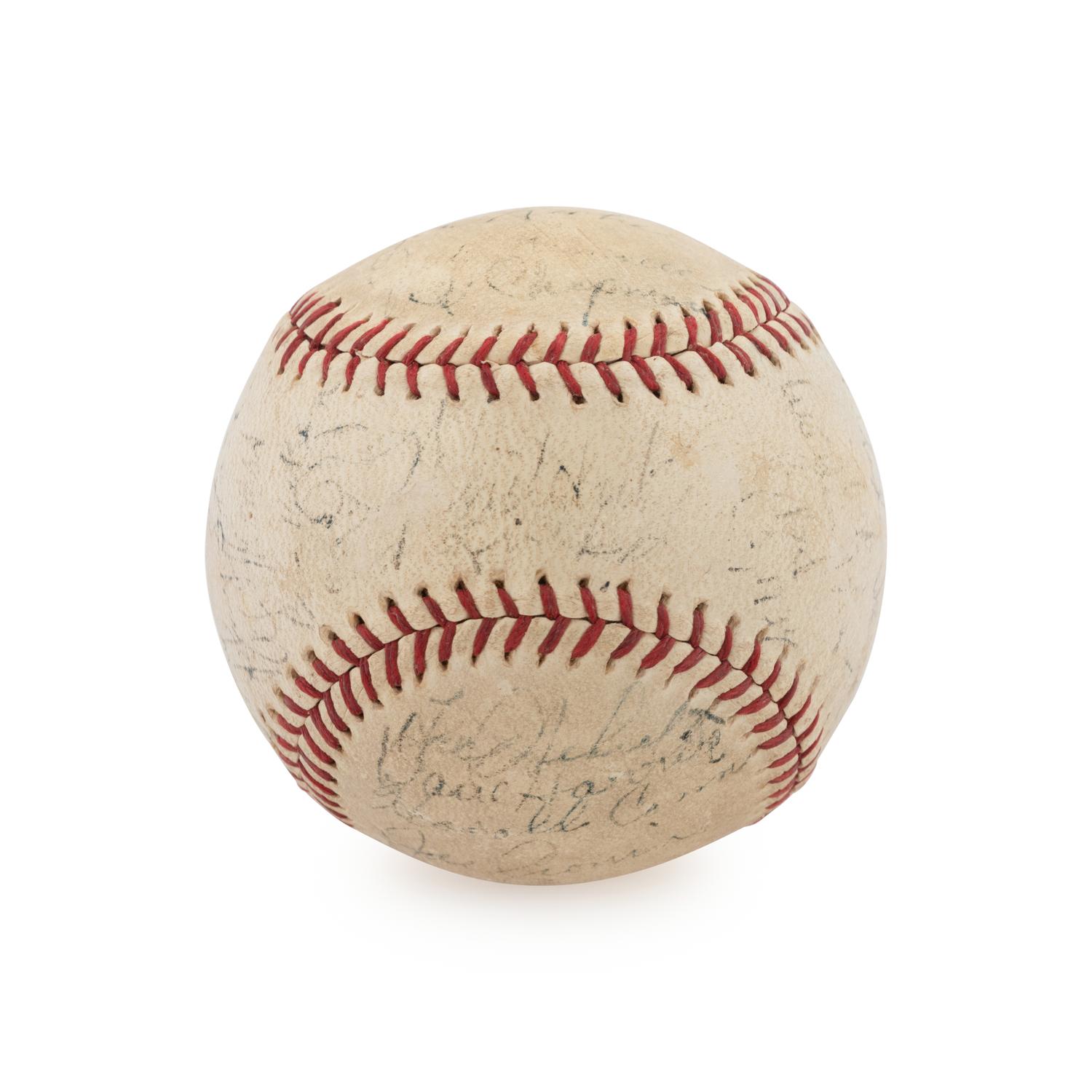 A 1934 Washington Senators Team Signed Autograph Baseball (Beckett Authentication Services)