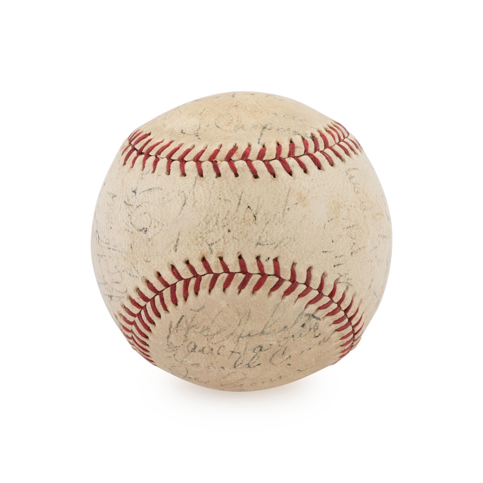A 1934 Washington Senators Team Signed Autograph Baseball (Beckett Authentication Services)