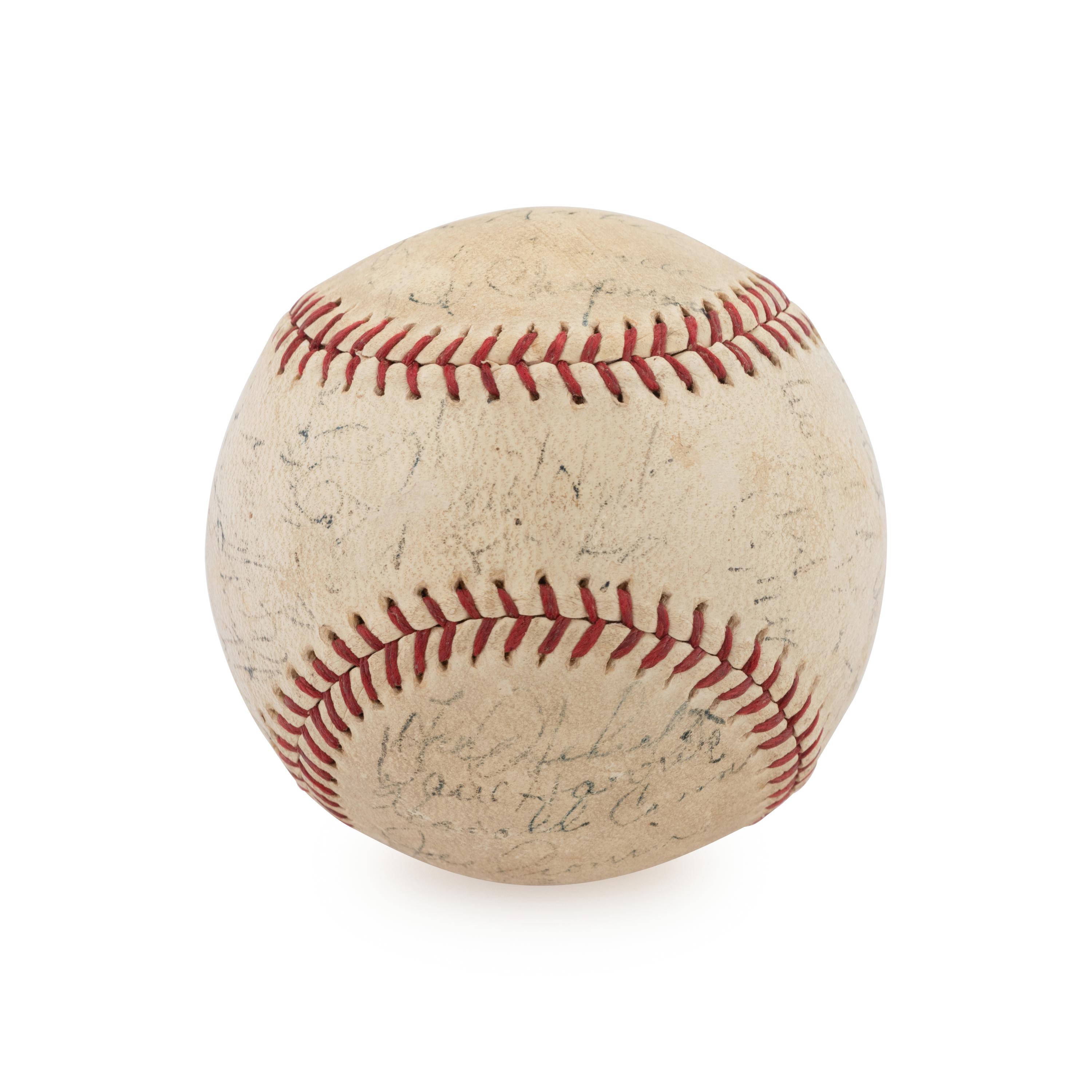 A 1934 Washington Senators Team Signed Autograph Baseball (Beckett Authentication Services)