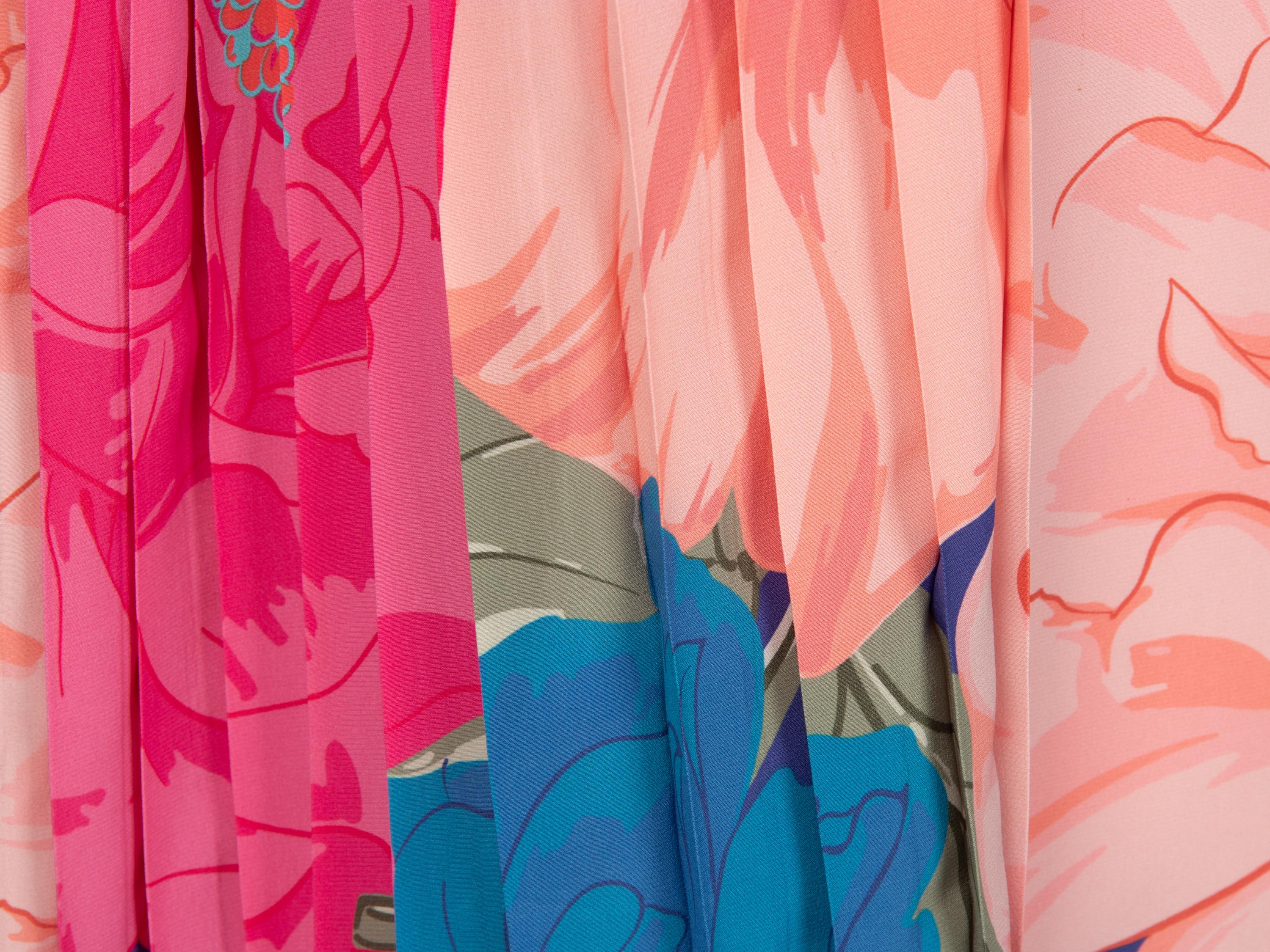 VALENTINO, PRINTED SILK TRENCH COATDRESS