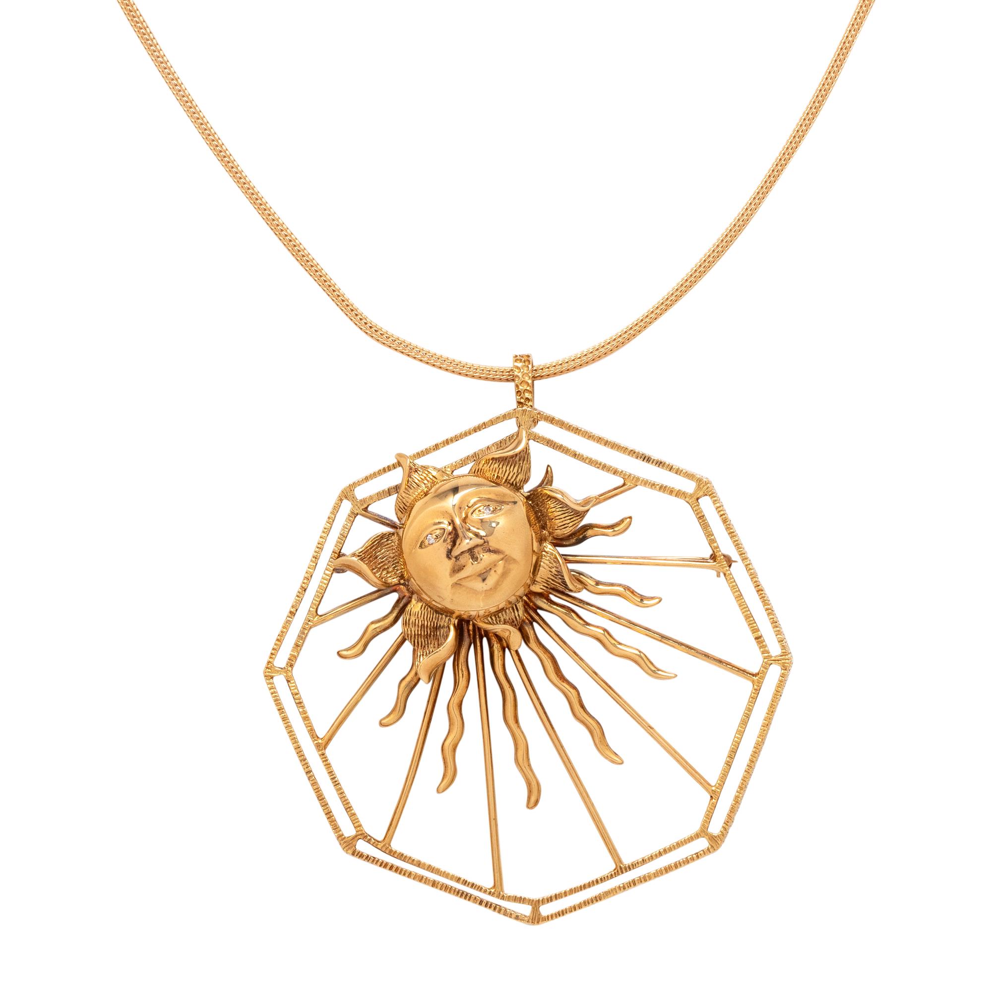 YELLOW GOLD PENDANT/NECKLACE