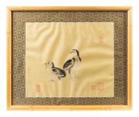 A Set of Six Chinese Works on Silk — 20TH CENTURY