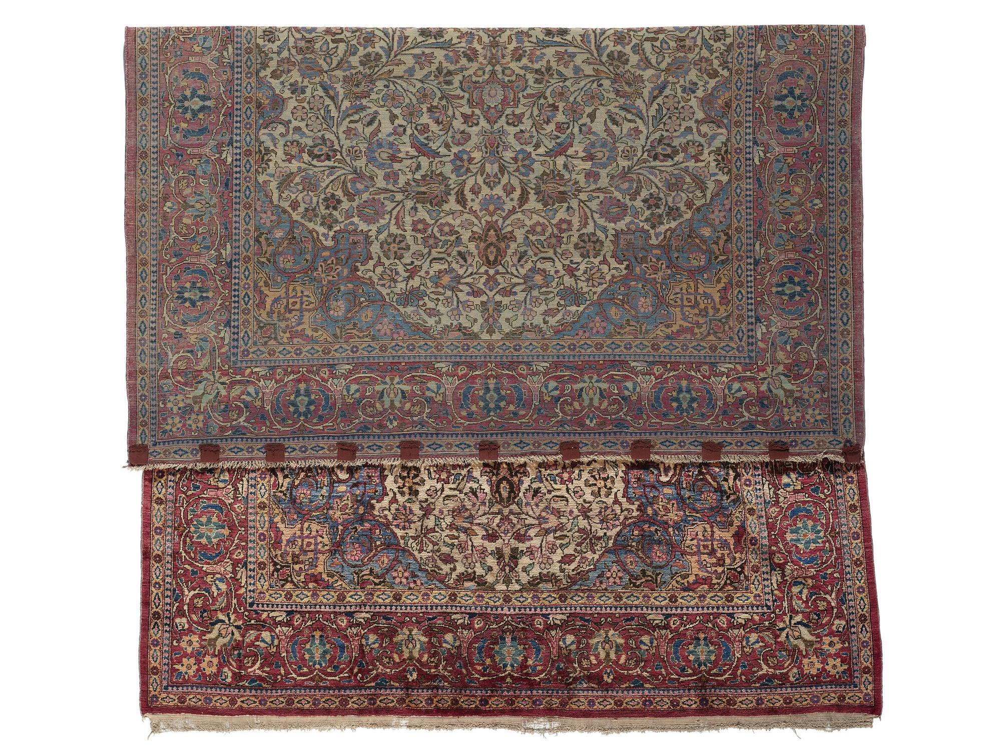 An Isfahan Wool and Silk Rug