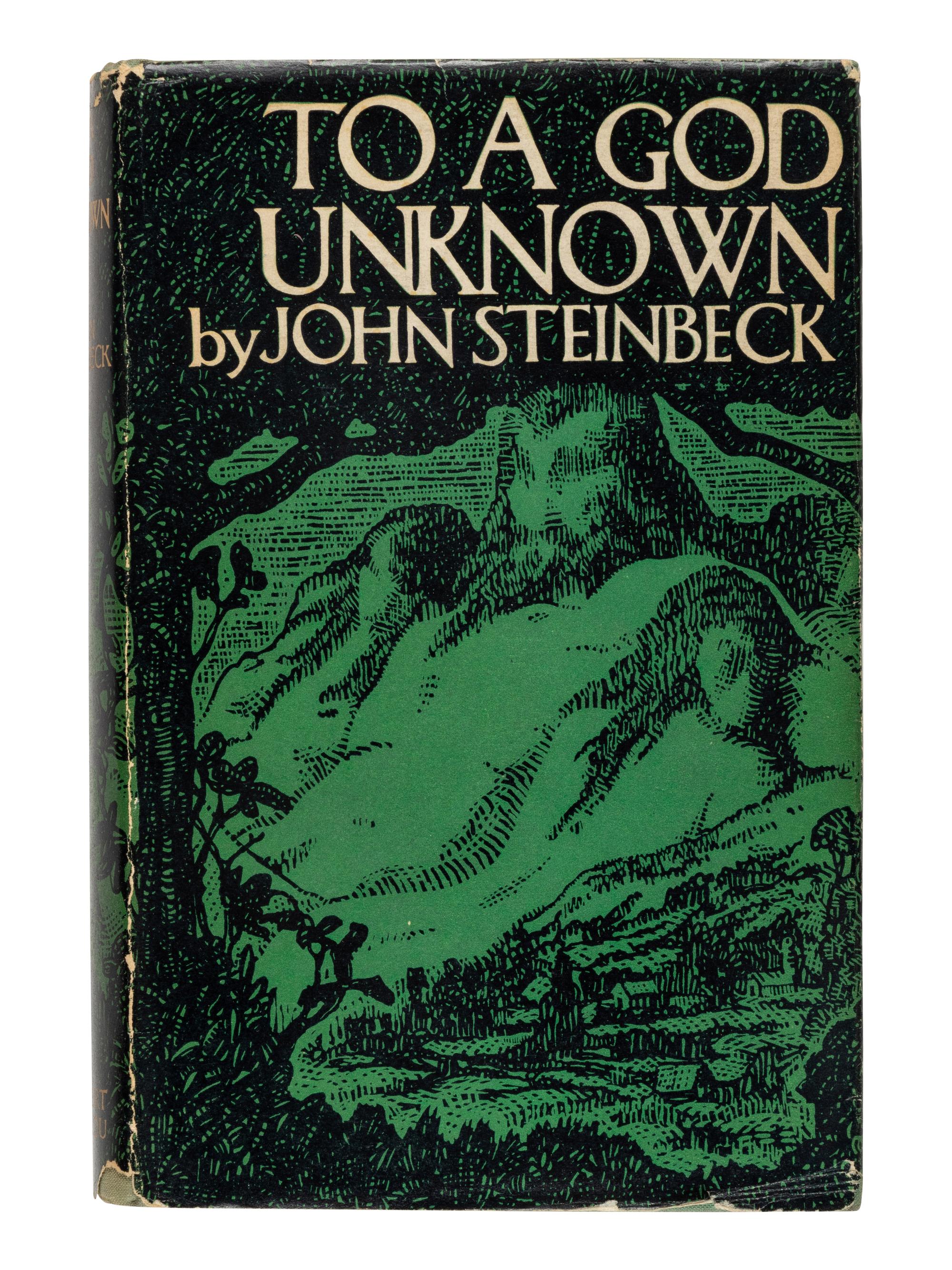 STEINBECK, John (1902-1968). To A God Unknown . New York: Robert Ballou, 1933.