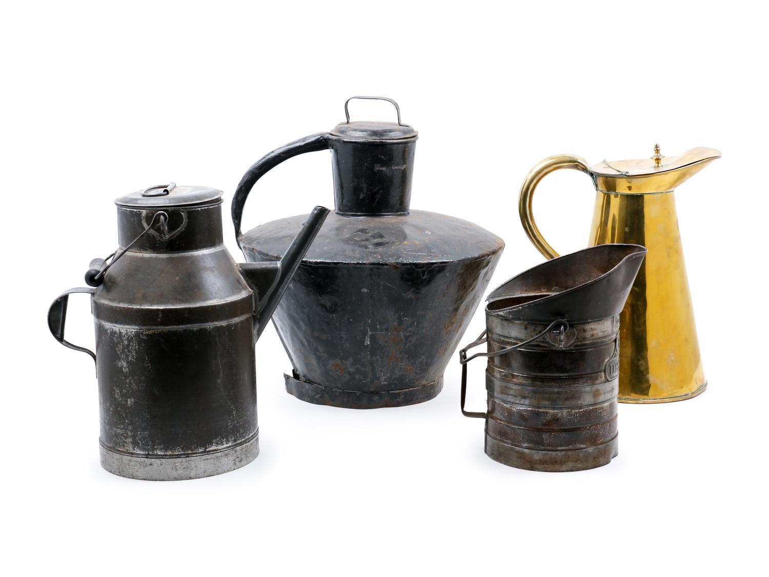 A Group of Metal Vessels