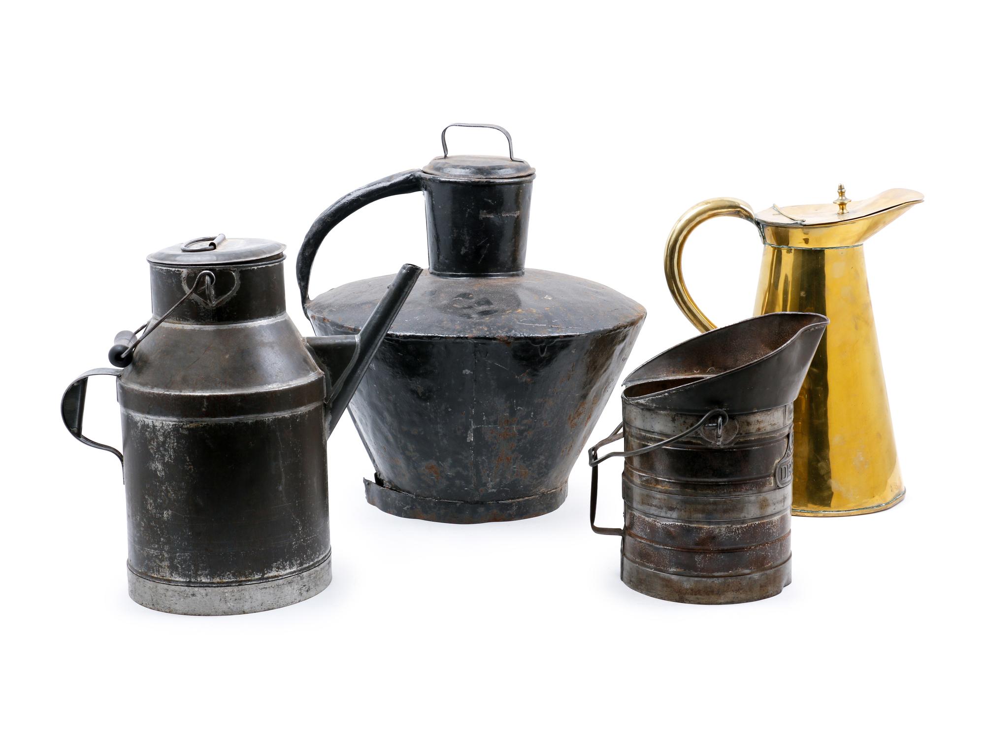 A Group of Metal Vessels