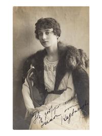 [19TH AND 20TH-CENTURY OPERA SINGERS]. A group of 6 photographs, cabinet photographs, cartes de visite, or photographic postcards of opera singers from the 1890s-1900s, most signed, comprising images of: