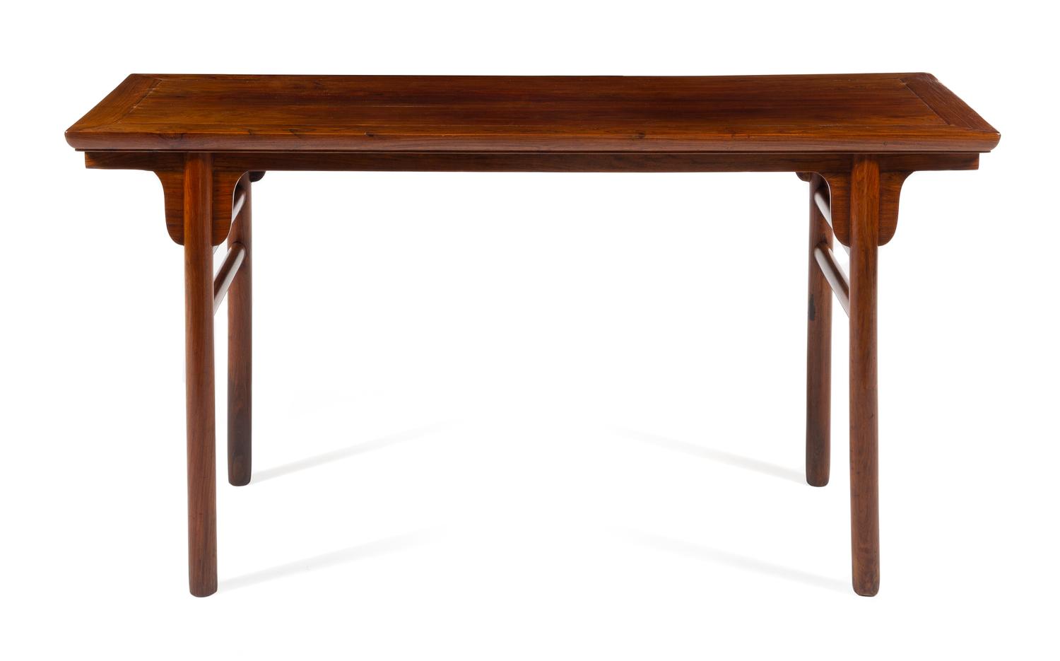 A Chinese Huanghuali Painting Table, Hua'an Height 31 x width 59 1/2 x depth 22 inches. — QING DYNASTY (1644-1911)