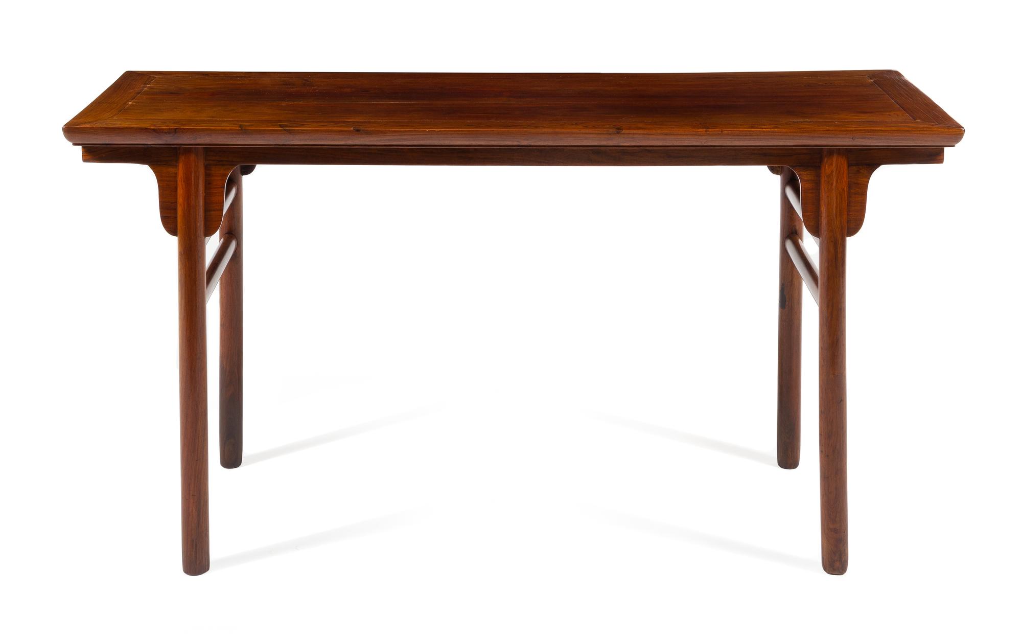 A Chinese Huanghuali Painting Table, Hua'an Height 31 x width 59 1/2 x depth 22 inches. — QING DYNASTY (1644-1911)