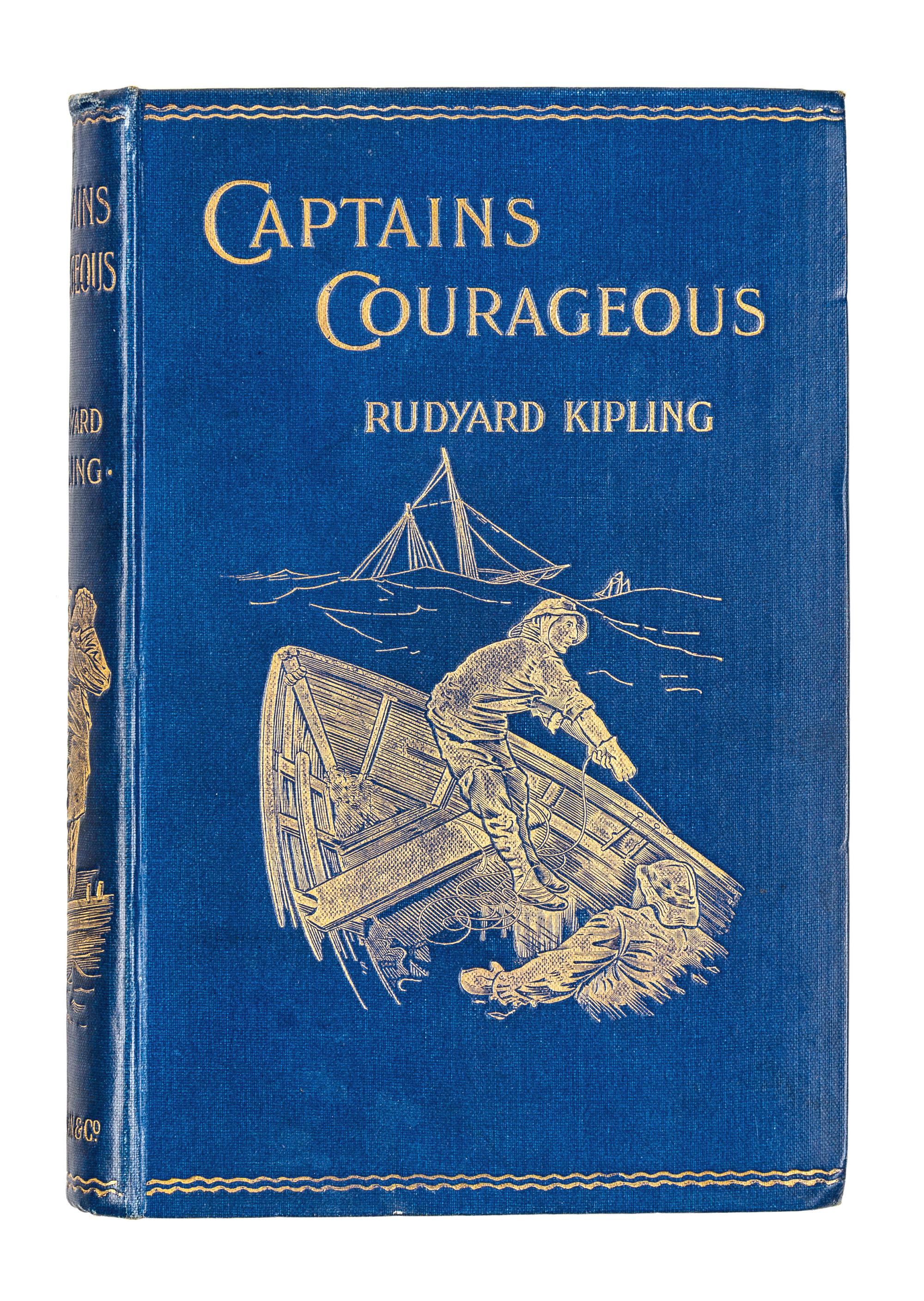 KIPLING, Rudyard (1865-1936). 'Captains Courageous' A Story of the Grand Banks . London: Macmillan and Co., 1897.