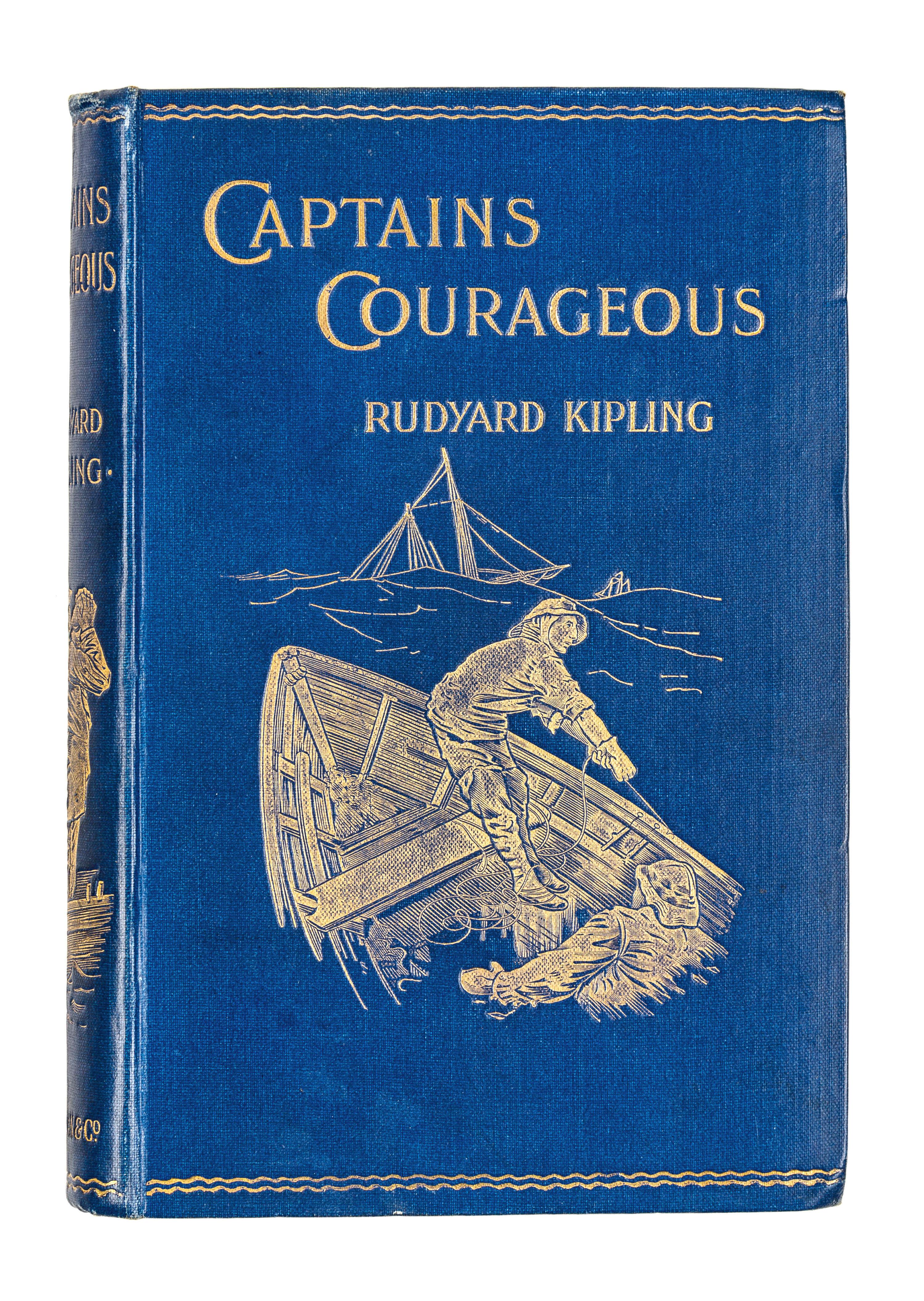 KIPLING, Rudyard (1865-1936). 'Captains Courageous' A Story of the Grand Banks . London: Macmillan and Co., 1897.
