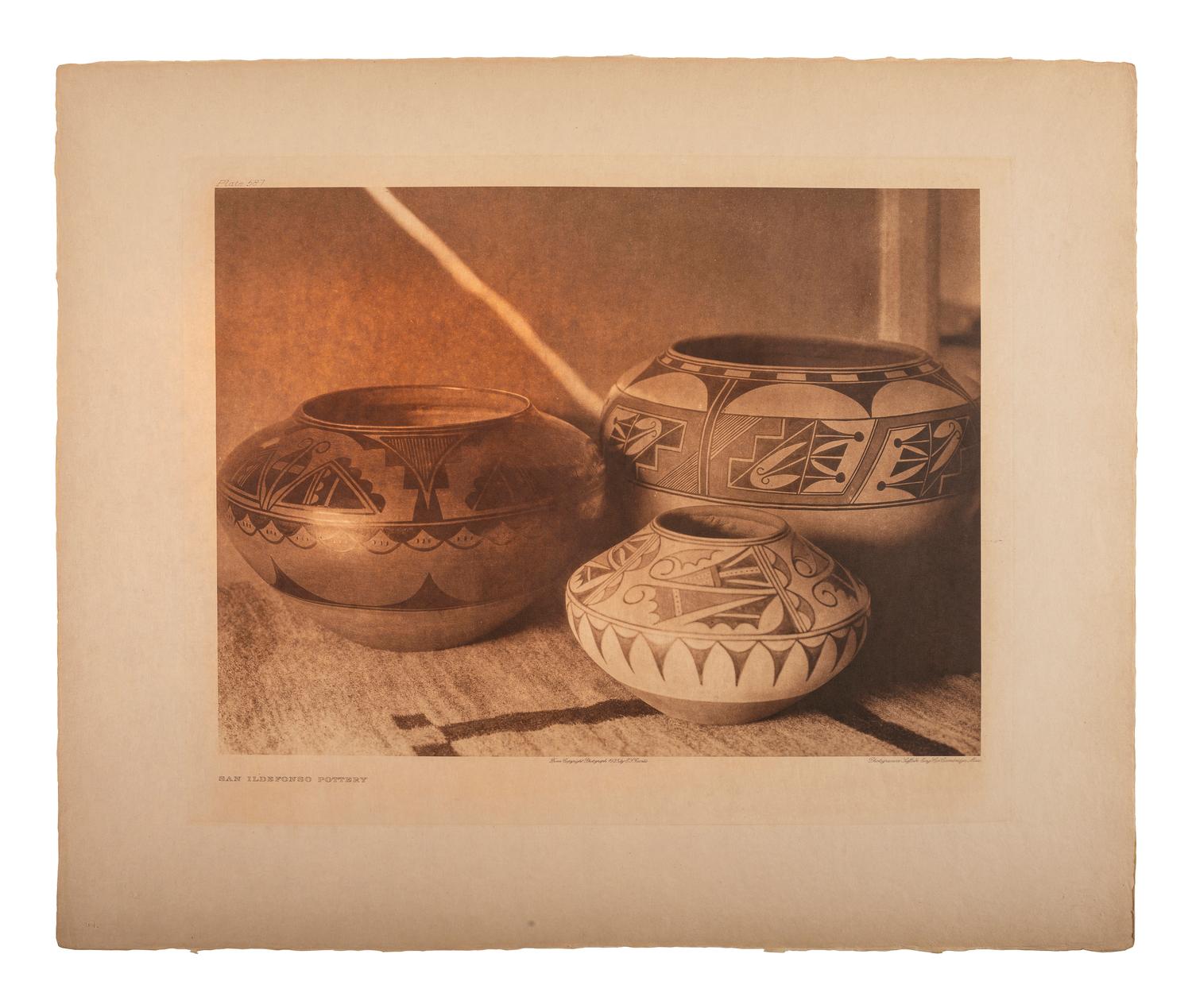 CURTIS, Edward (1868-1952). A group of 18 photogravure portraits.