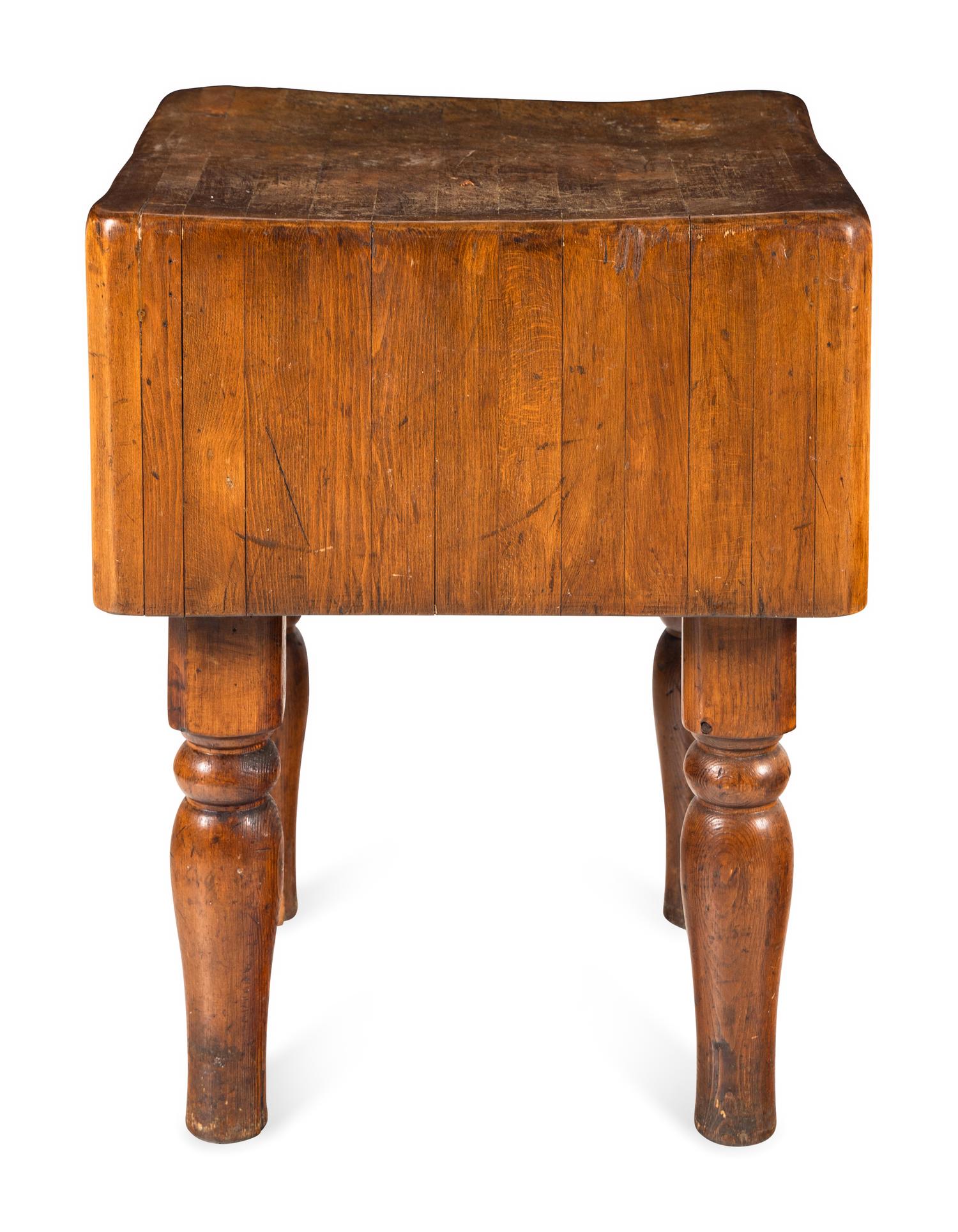 A French Butcher's-Block Table