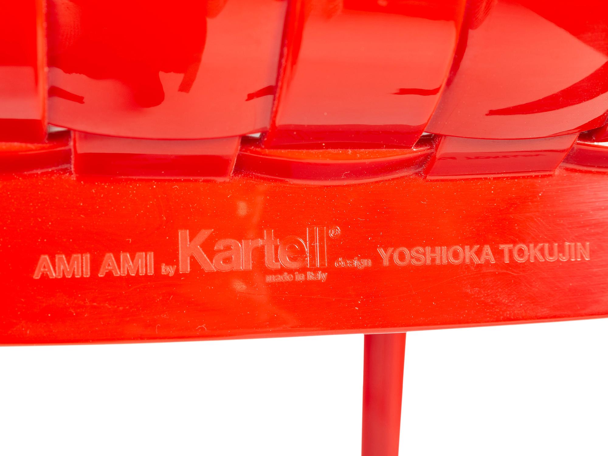 Four Kartell 'Ami Ami' Plastic Chairs