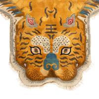 A Tibetan Tiger Rug, 19th Century 十九世紀 藏虎毯