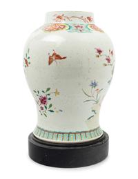 A Chinese Famille Rose Porcelain Jar