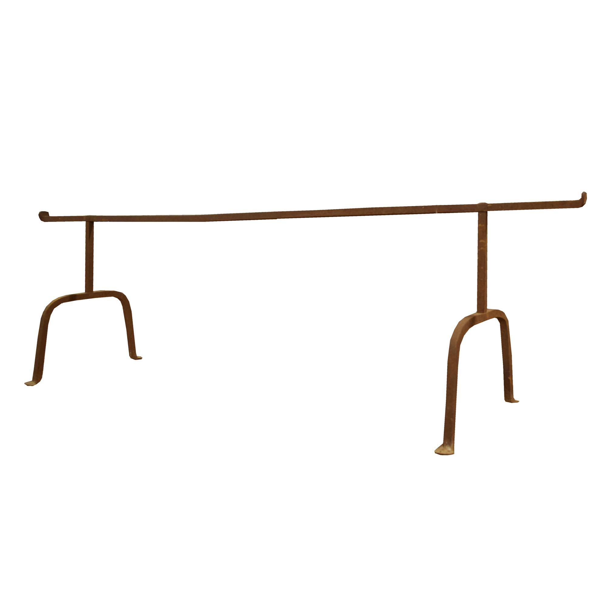A Pair of Wrought Iron Bed Bases 86" W x 16" D x 19.25" H — Italy, 20th Century