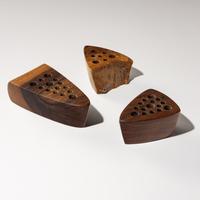 George Nakashima (American, 1905–1990) — Group of 3 Pencil Holders, 1984–1988