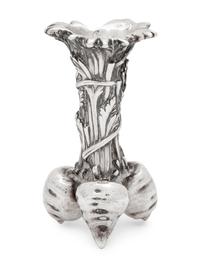 A Christofle Silver-Plate Bud Vase