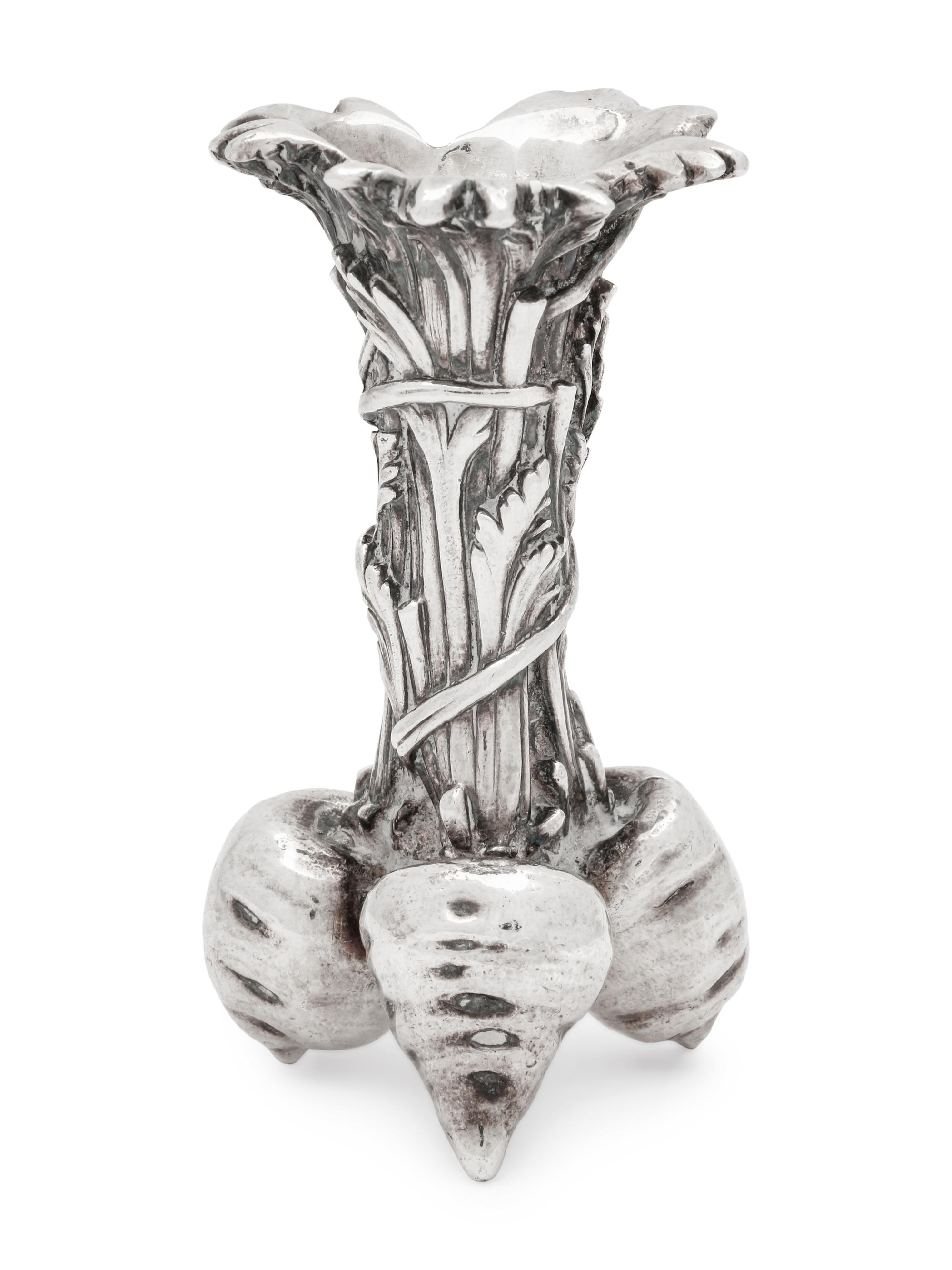 A Christofle Silver-Plate Bud Vase