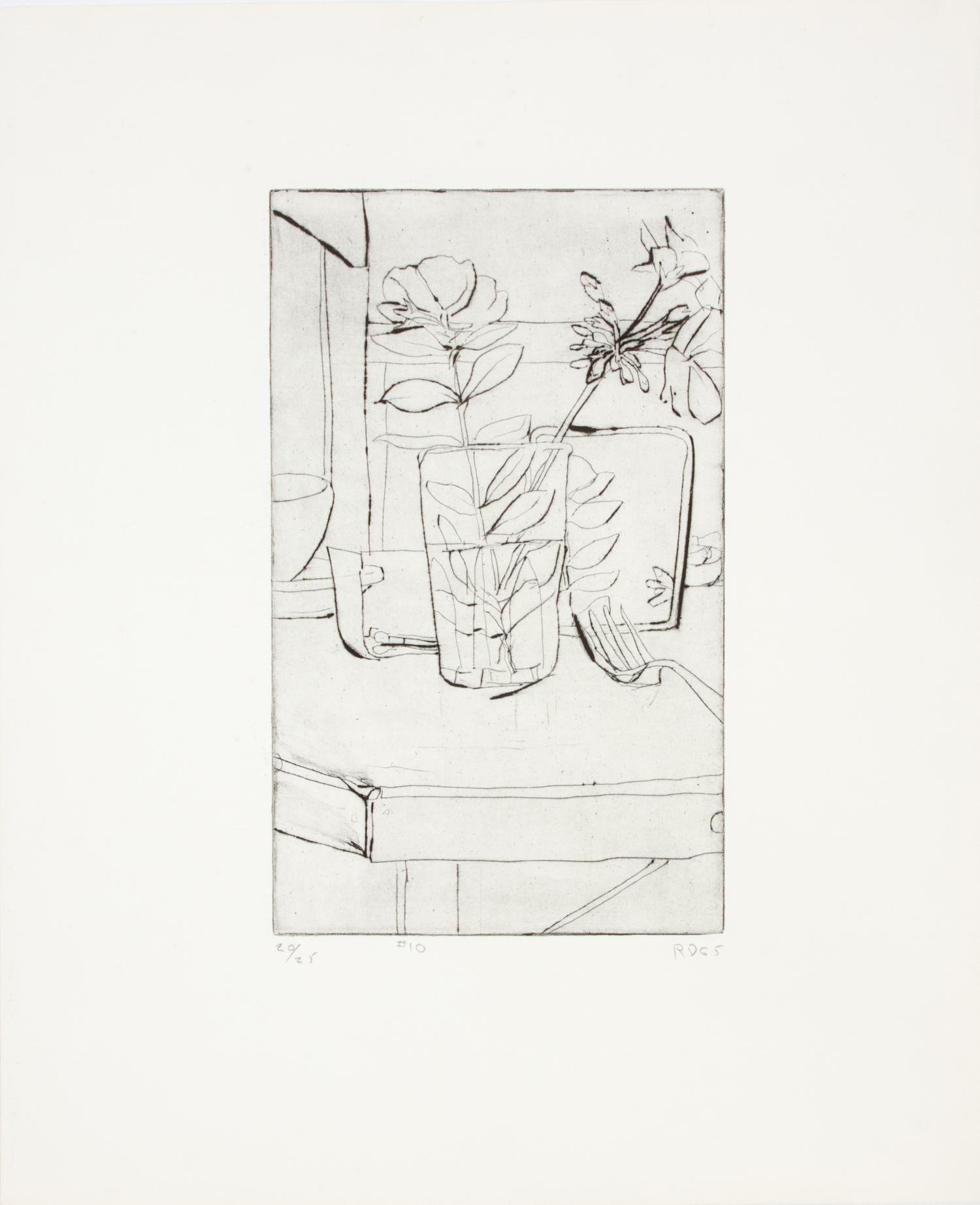 Richard Diebenkorn, (American, 1922-1993), #10, 1965 (from 41 Etchings Drypoints series)