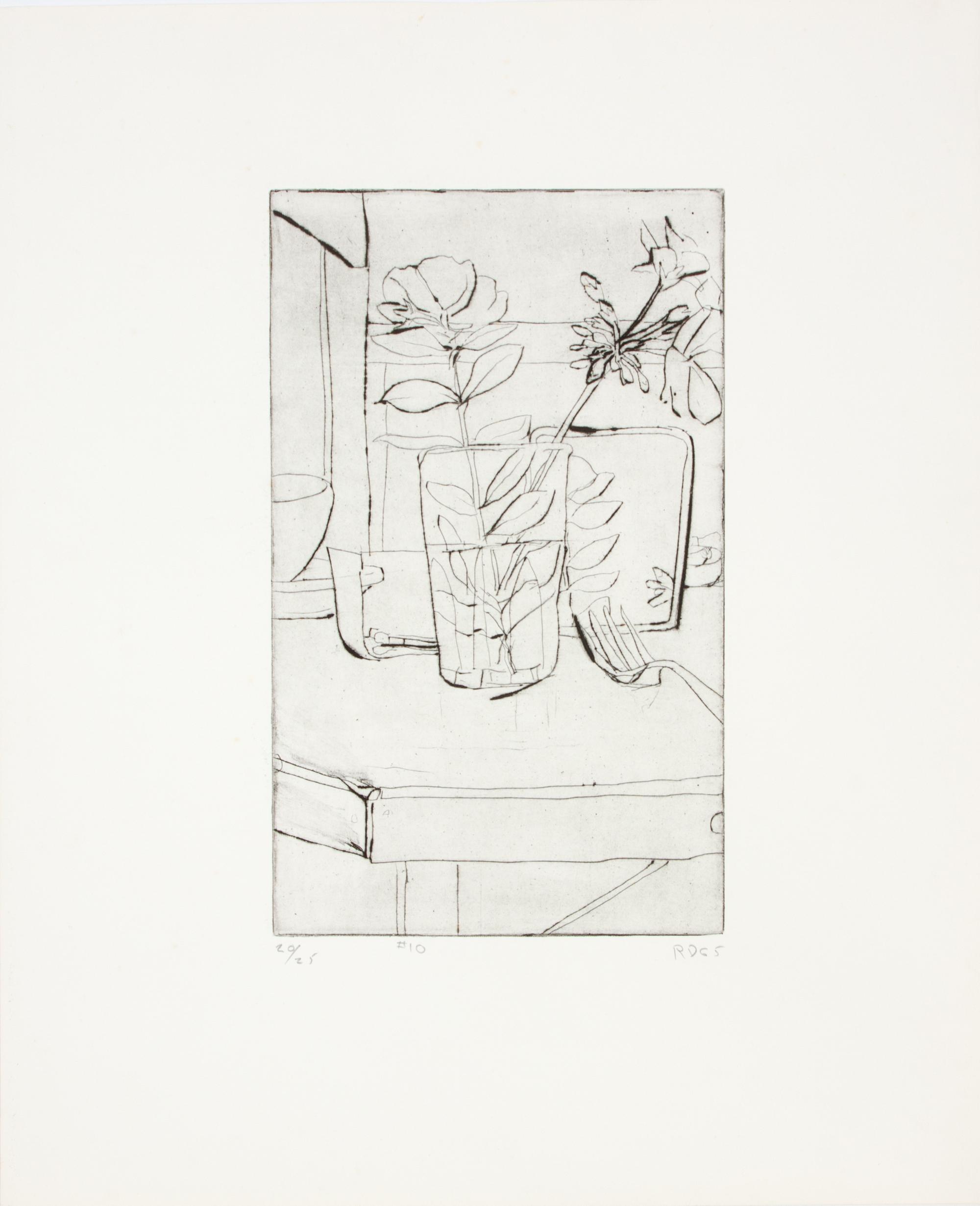 Richard Diebenkorn, (American, 1922-1993), #10, 1965 (from 41 Etchings Drypoints series)