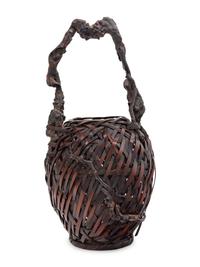 A Bamboo Flower Arranging Basket