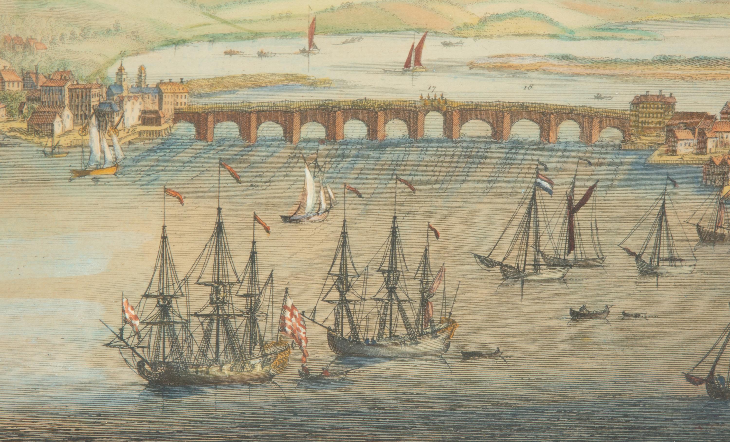 The North-West Prospect of the City of Rochester by Samuel and Nathaniel Buck (1696-1779)