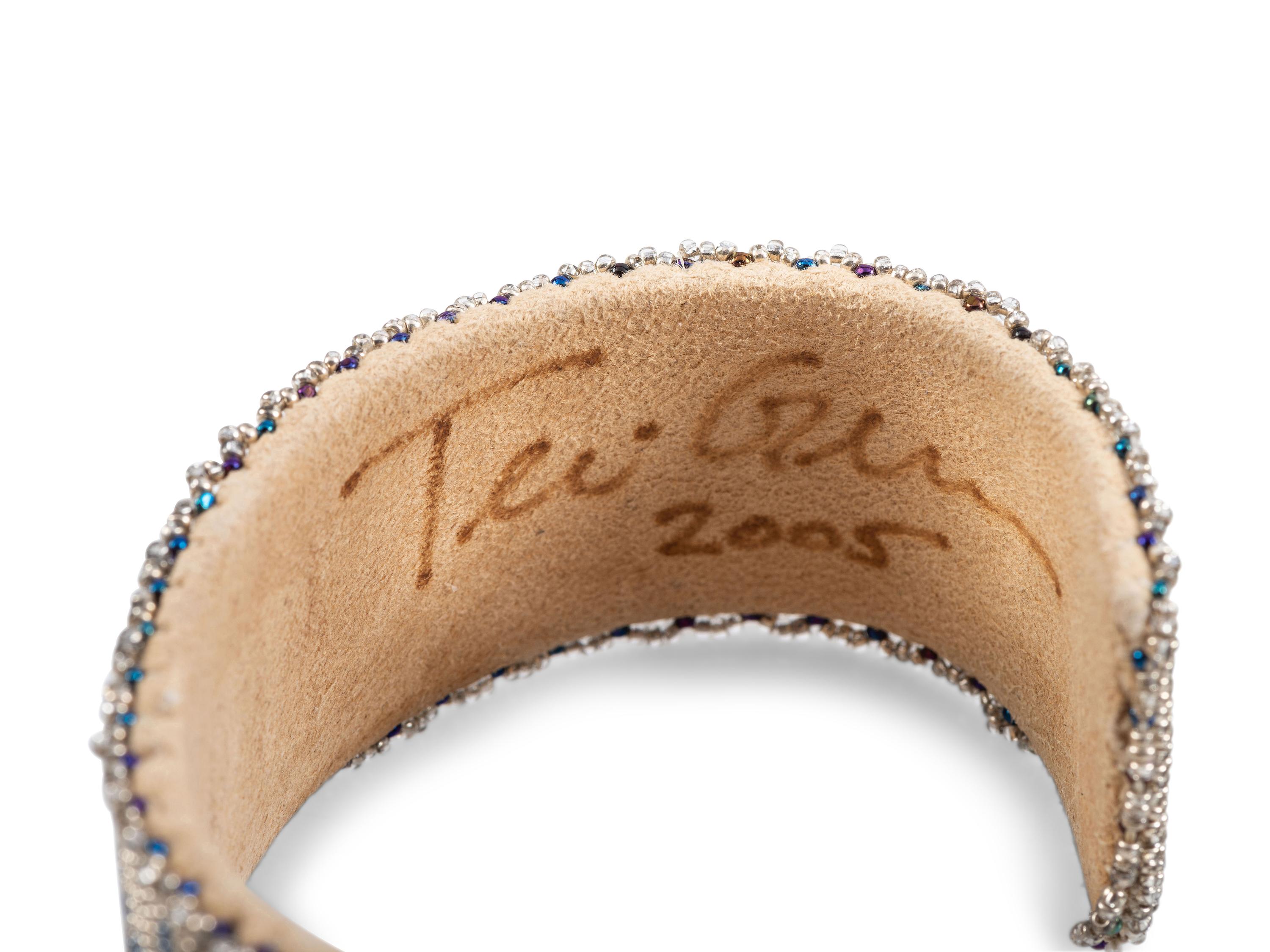 Pair of Beaded Cuff Bracelets