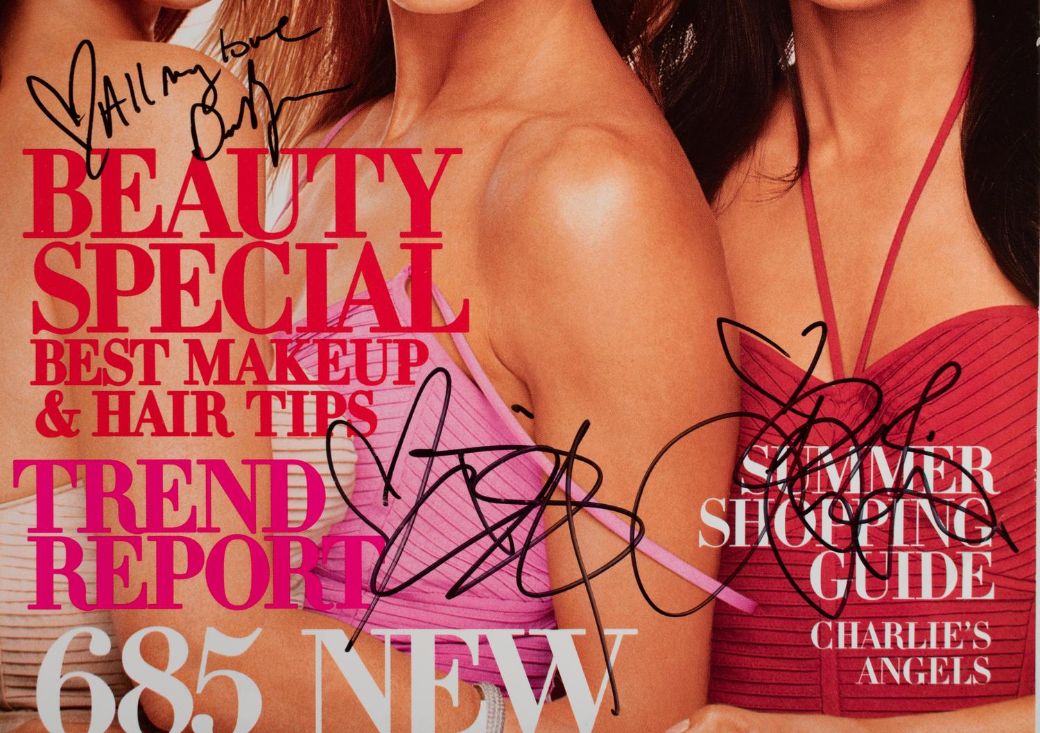 (Celebrity) A group of 10 entertainment magazines, many signed; comprising: