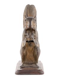 A Cast Iron Squirrel Form Nutcracker