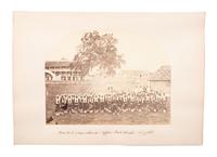 [EARLY PHOTOGRAPHY] -- [JAMAICA & UNITED STATES]. A group of 26 albumen photographs, some featuring Black subjects, incl. troops drilling in Kingston.