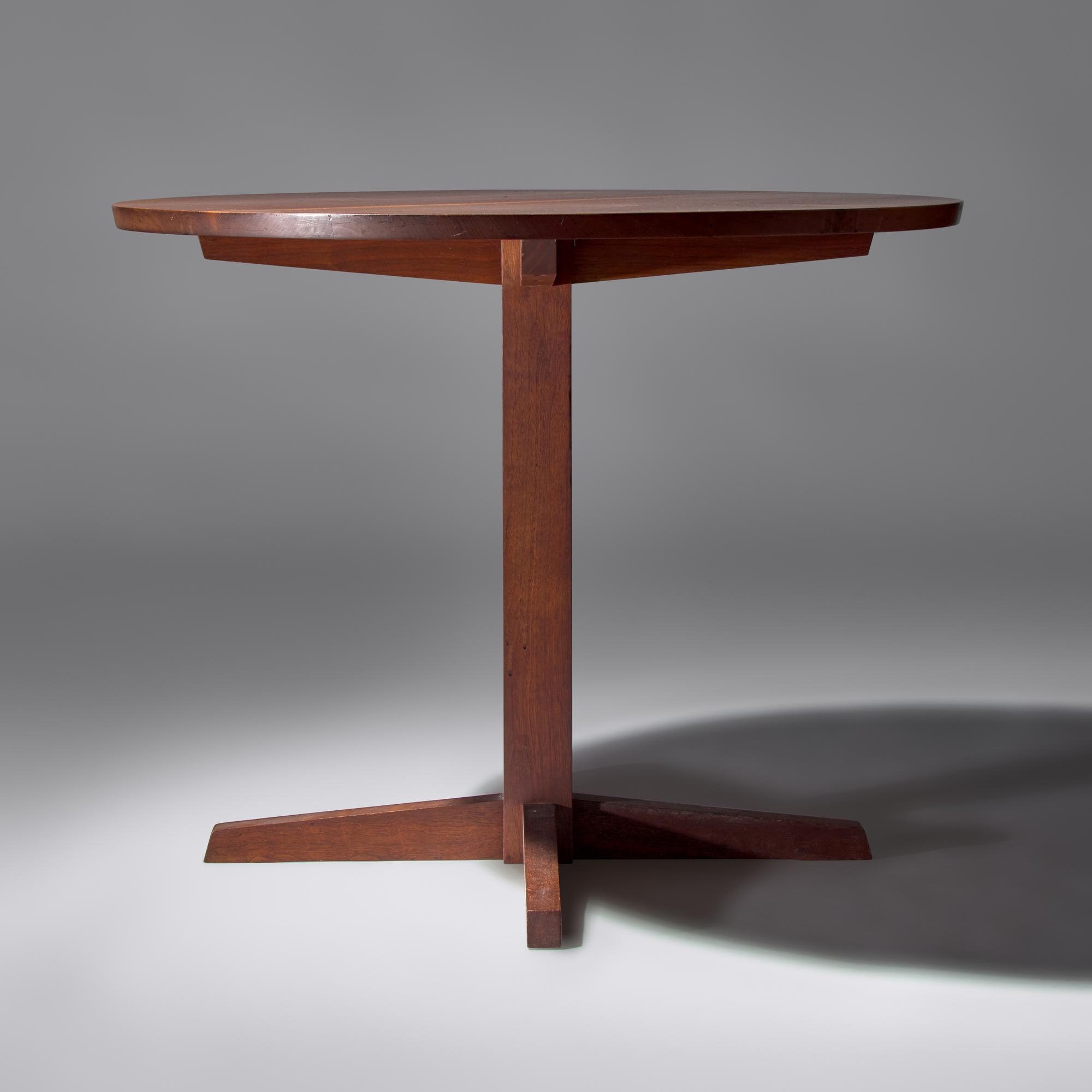 Round Top Pedestal Table, 1977