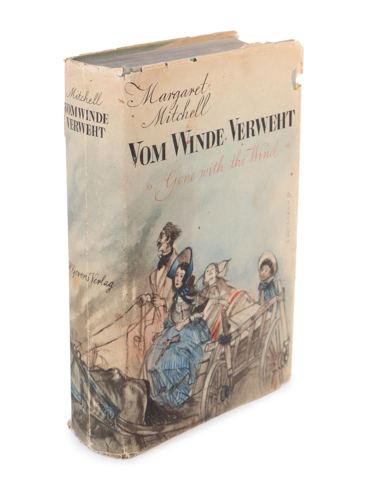 (Books) MITCHELL, Margaret (1900-1949). Gone With the Wind . Hamburg: H. Goverts Verlag, 1938.