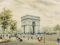 Andre Gisson, (American, 1928-2003), Arch de Triumph
