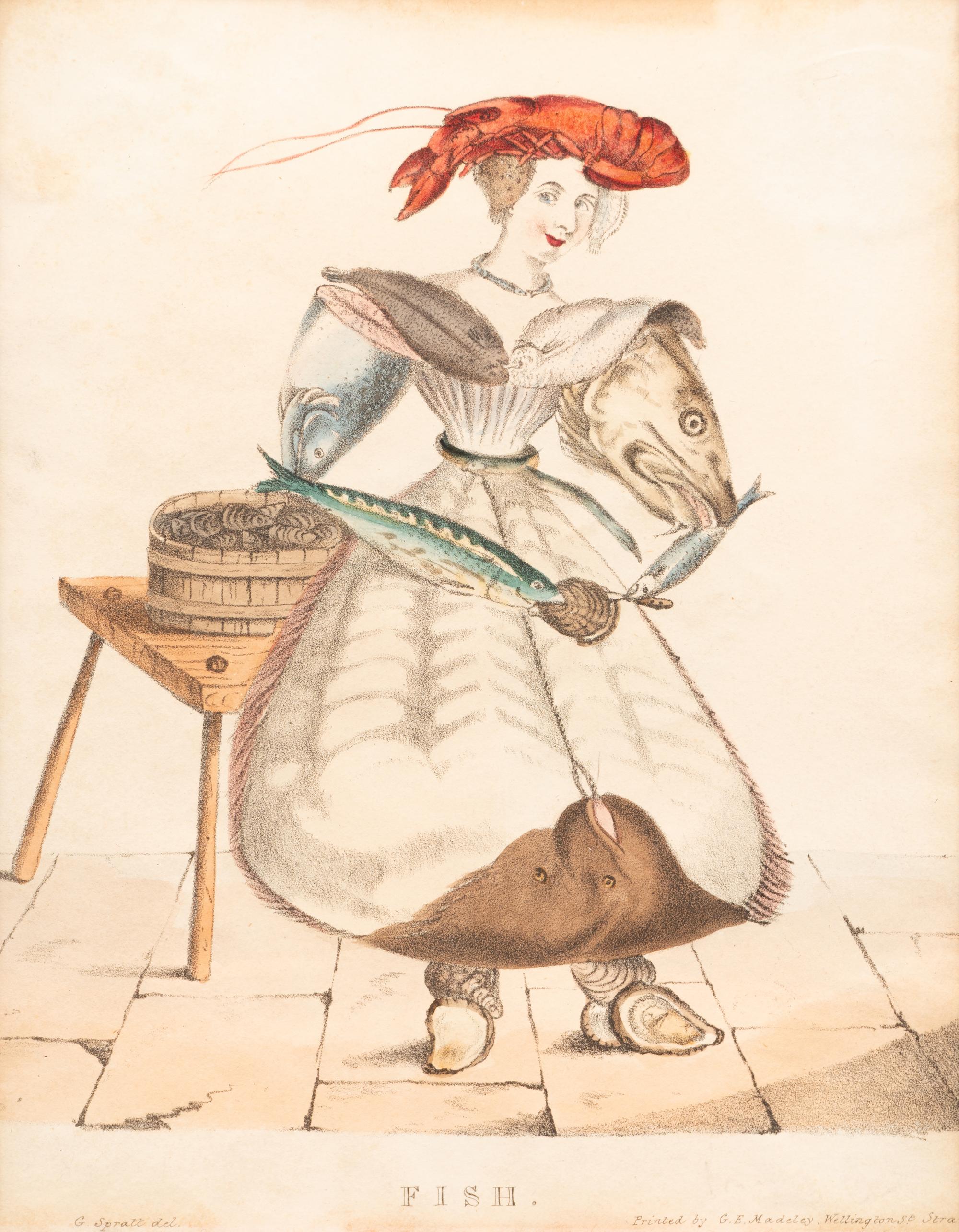 A Set of Ten Aquatint Engravings by G.E. Madeley