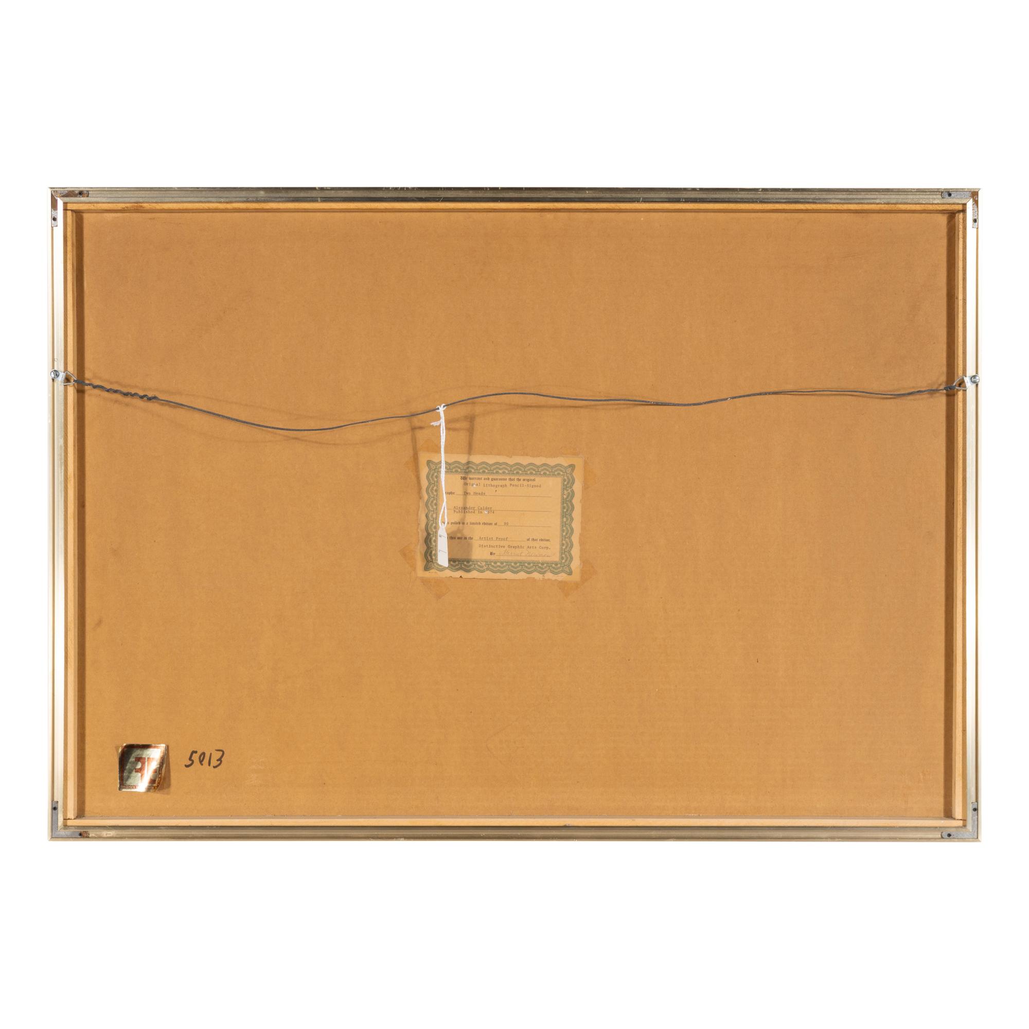 Alexander Calder (American, 1898–1976) — Black Moon and Red Sun, ca. 1970