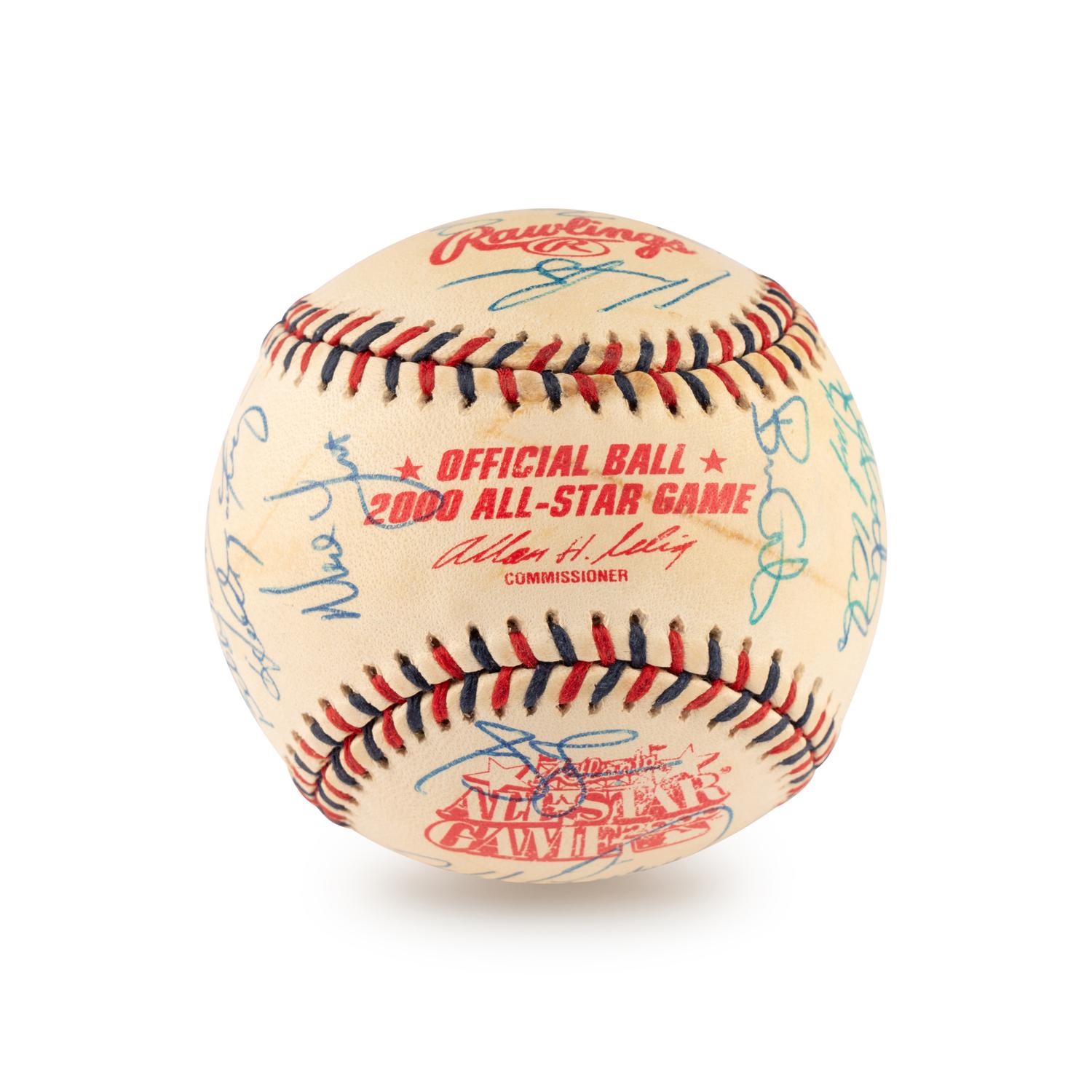 A 2000 All-Star Game National League Team Signed Autograph Baseball (Beckett Authentication Services)