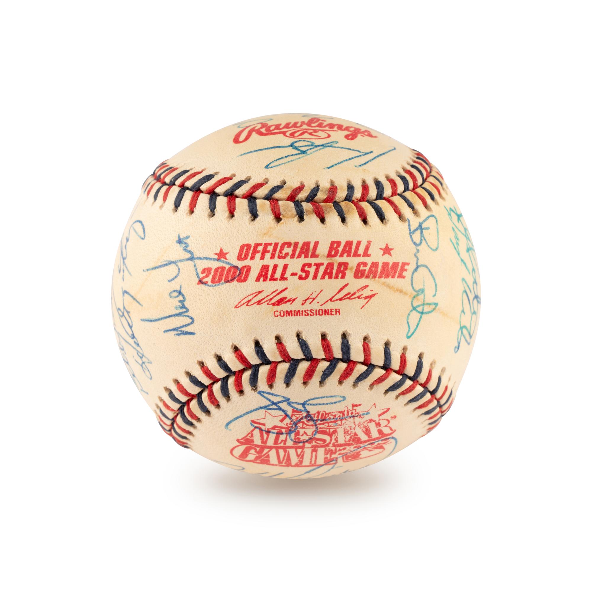 A 2000 All-Star Game National League Team Signed Autograph Baseball (Beckett Authentication Services)