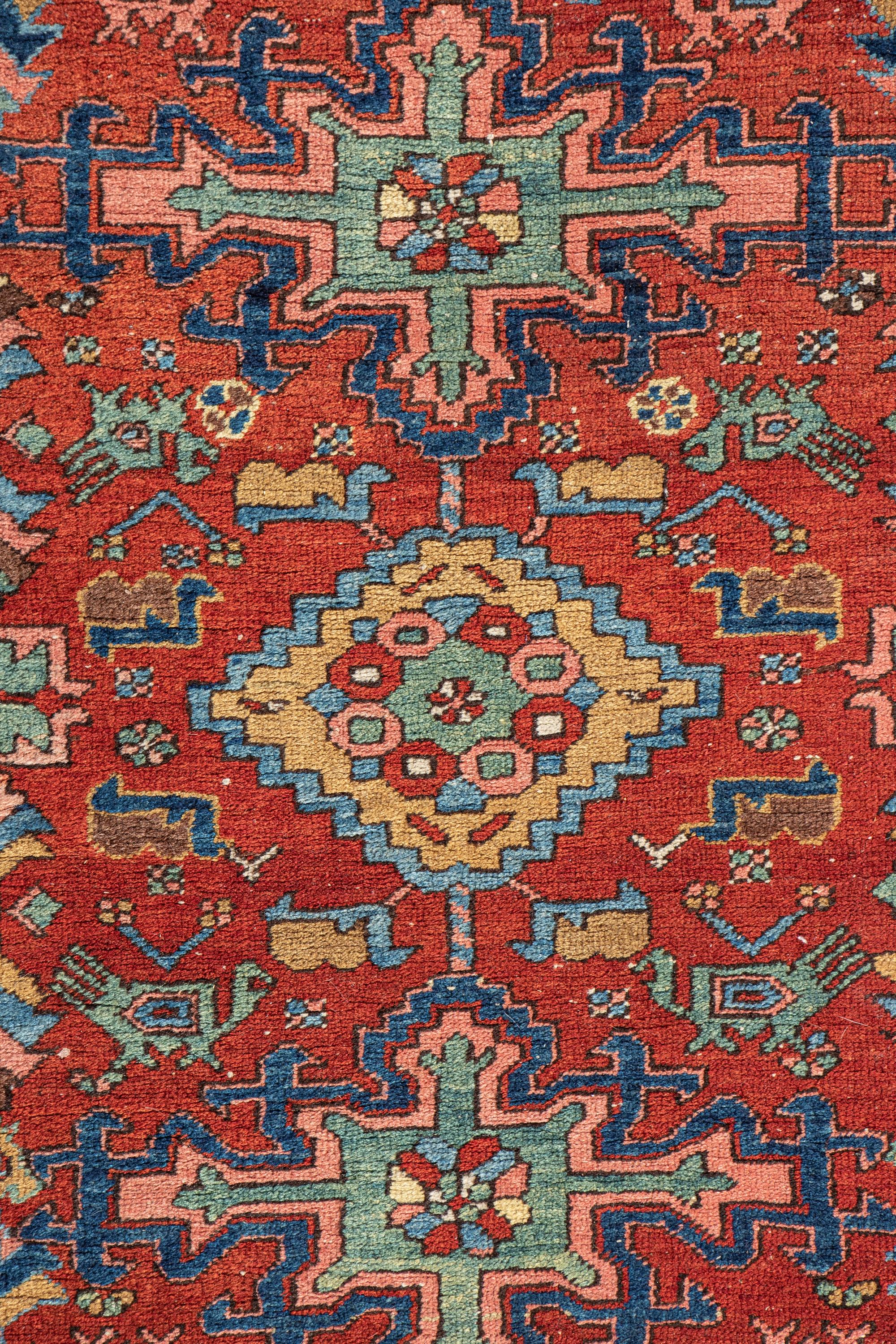 A Heriz Wool Runner
