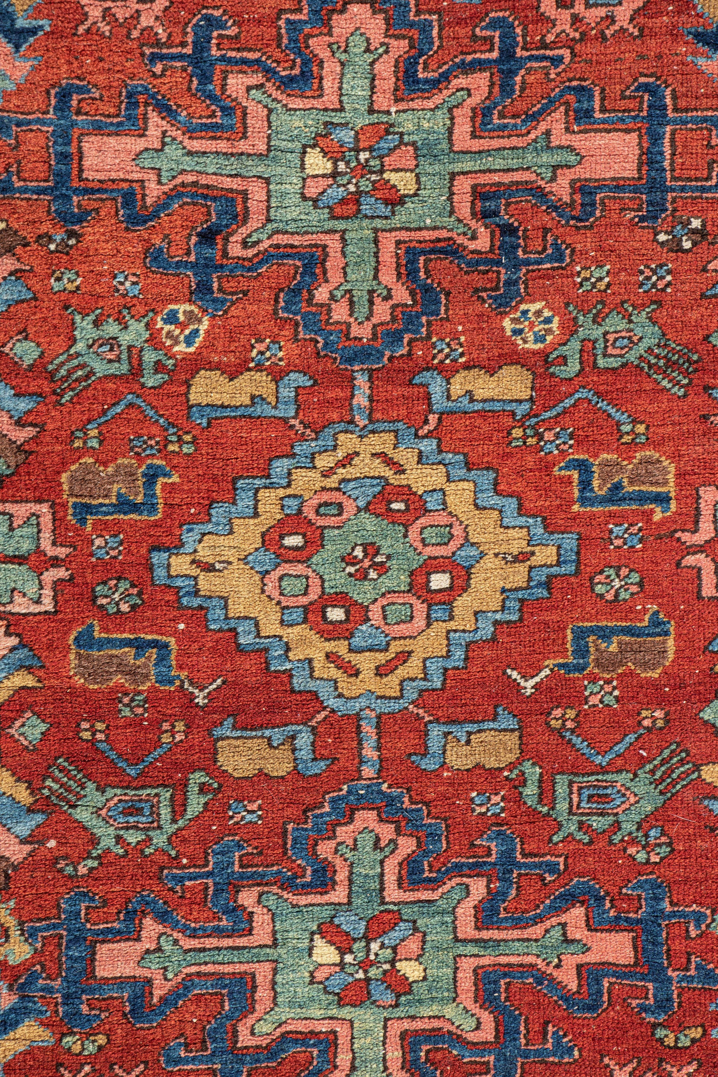 A Heriz Wool Runner
