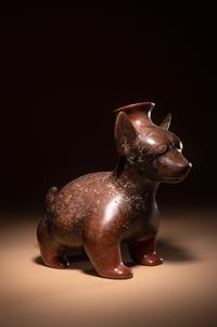 A Colima Dog Effigy Vessel