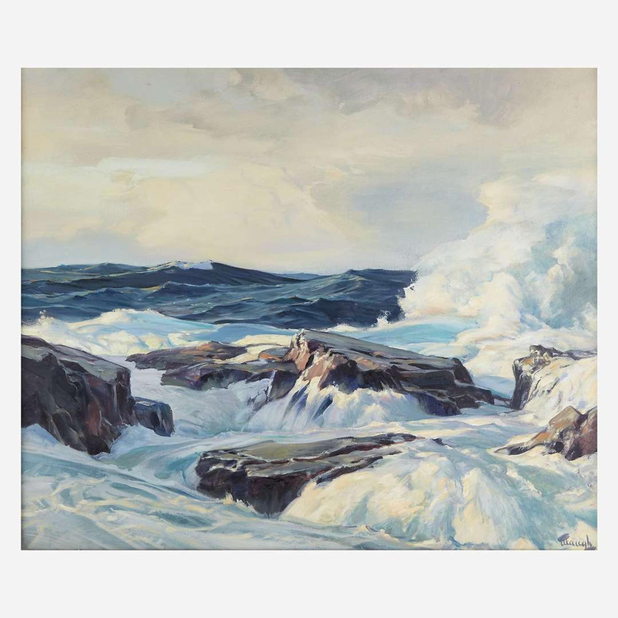 Frederick Judd Waugh (American, 1861–1940) Crashing Waves