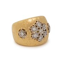BICOLOR GOLD AND DIAMOND RING