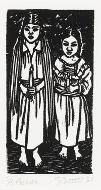 Elizabeth Catlett (American, 1915-2012) — Posada, 1961